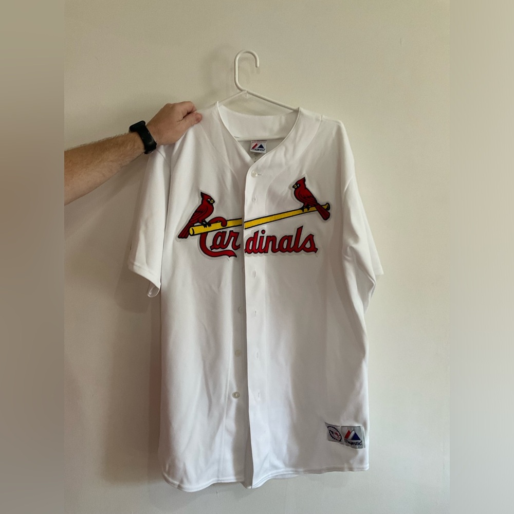 White Pujols Jersey